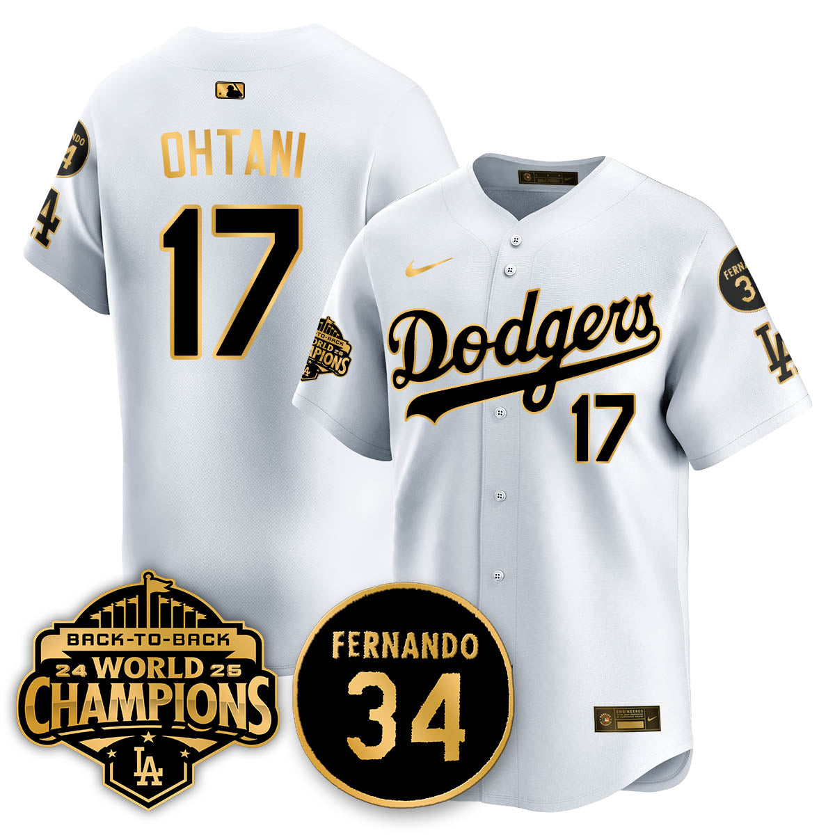 LAD 2025 Back To Back Champions Jersey - All Stitched