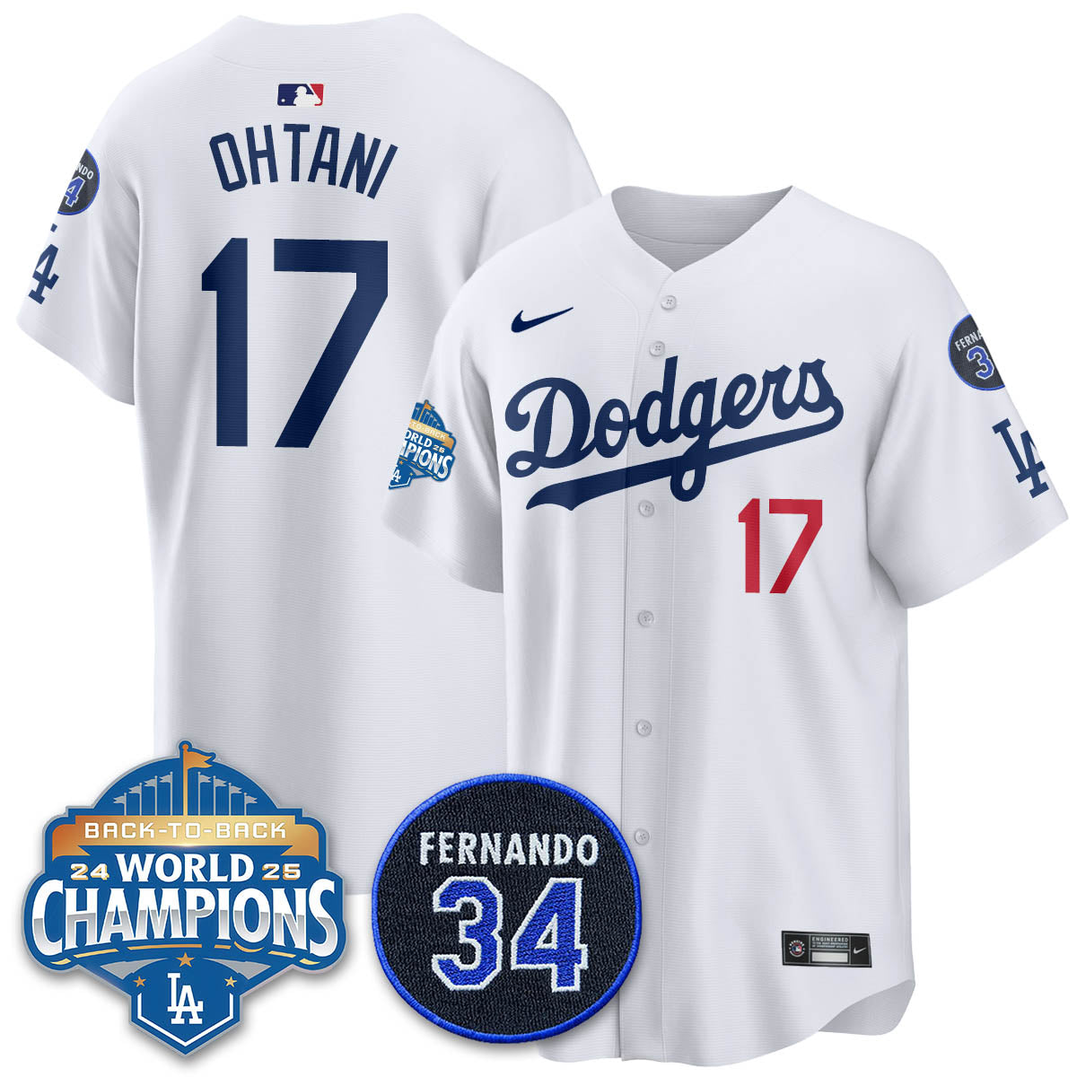 LAD 2025 Back To Back Champions Jersey - All Stitched