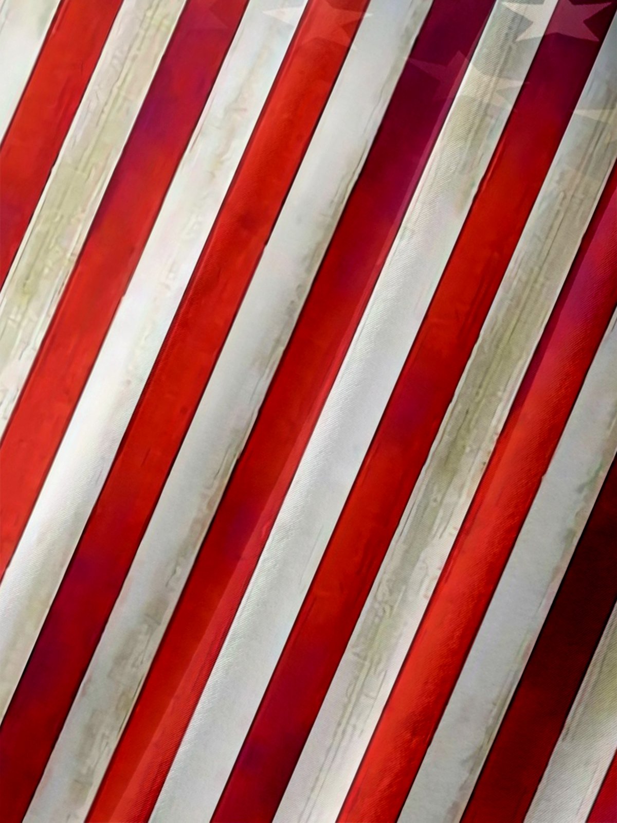  American Flag Chest Pocket Short Sleeve Casual Shirt