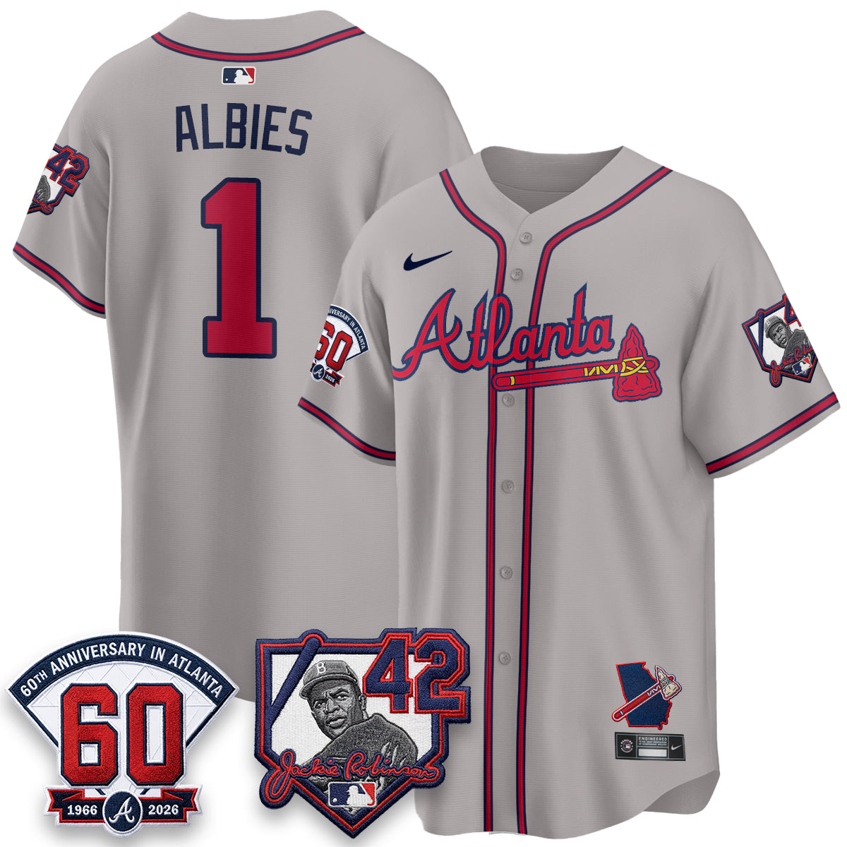 ATL 2026 Jackie Robinson Day Vapor Limited City Connect Jersey - All Stitched