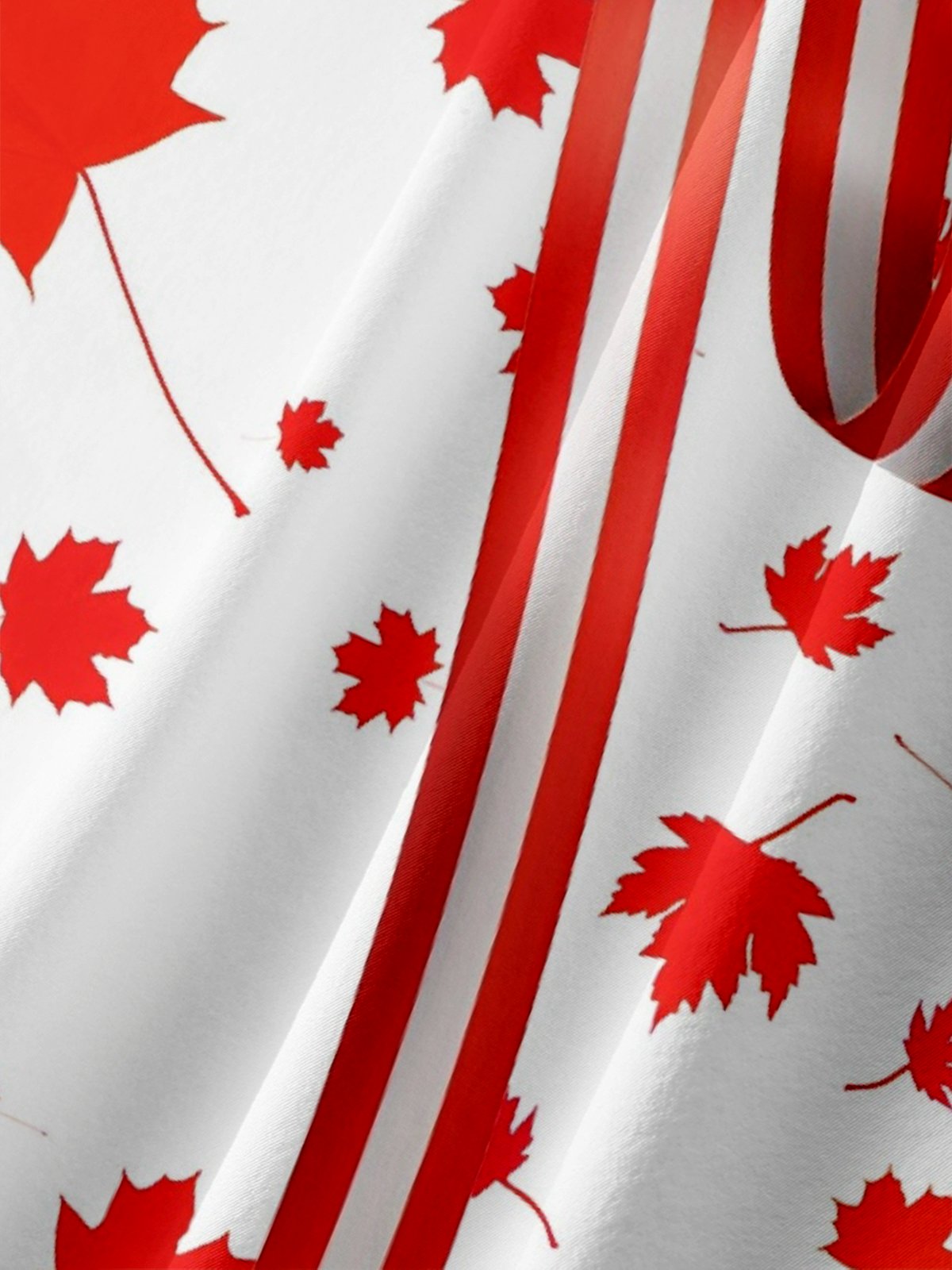 Moisture-wicking Canada Day Chest Pocket Casual Shirt