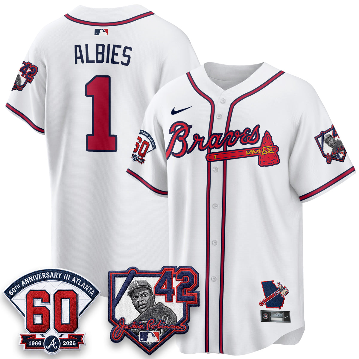 ATL 2026 Jackie Robinson Day Vapor Limited City Connect Jersey - All Stitched