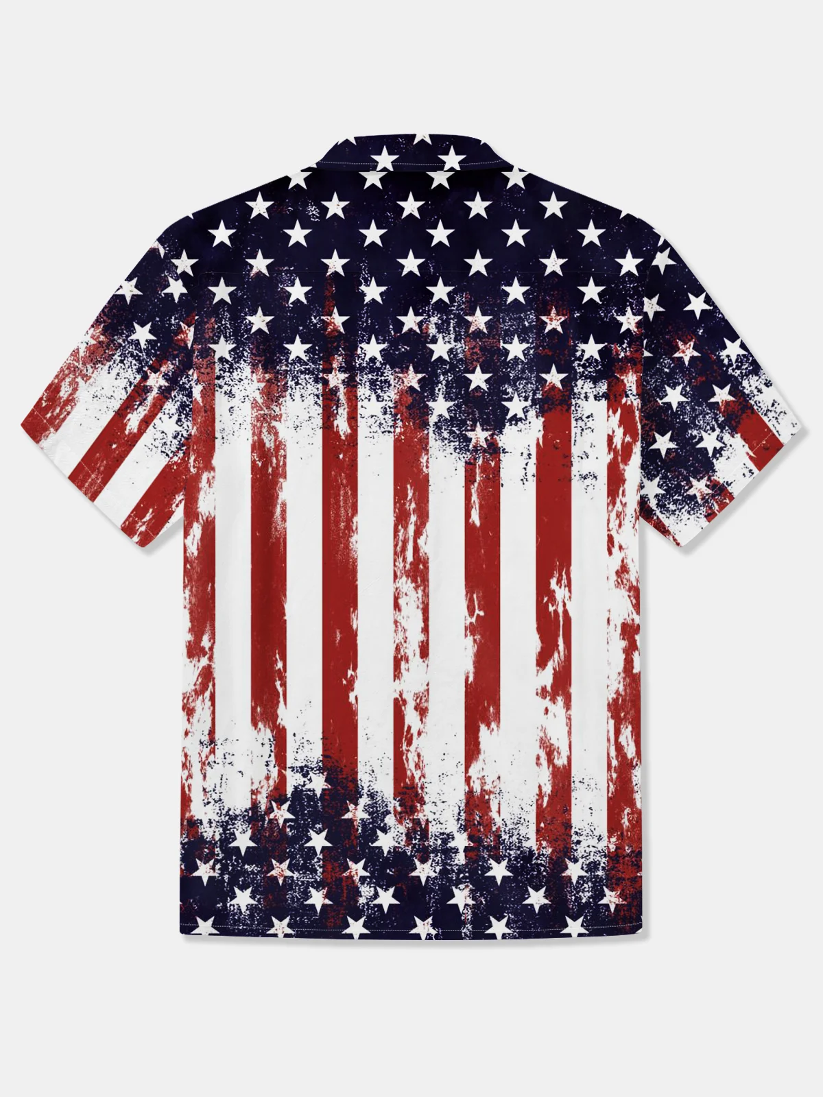 Moisture-wicking Independent Day American Flag USA Freedom Chest Pocket Patriotic Shirt