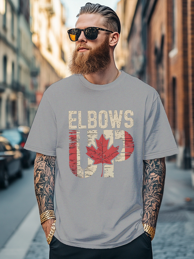Men's Fun Canada Day Fitted T-shirts