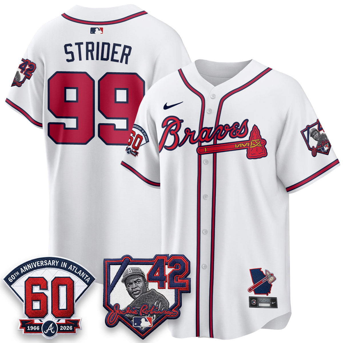 ATL 2026 Jackie Robinson Day Vapor Limited City Connect Jersey - All Stitched