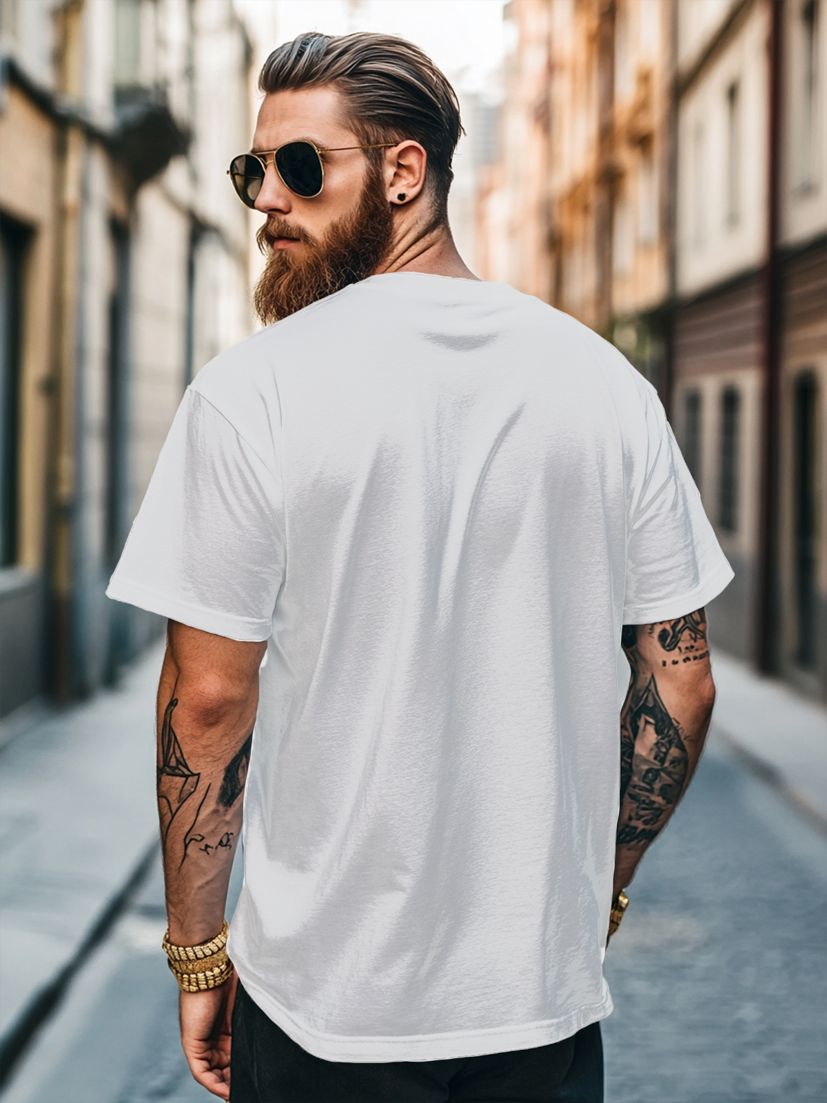 Men's Funny Reindeer Canada Day Fitted T-shirts