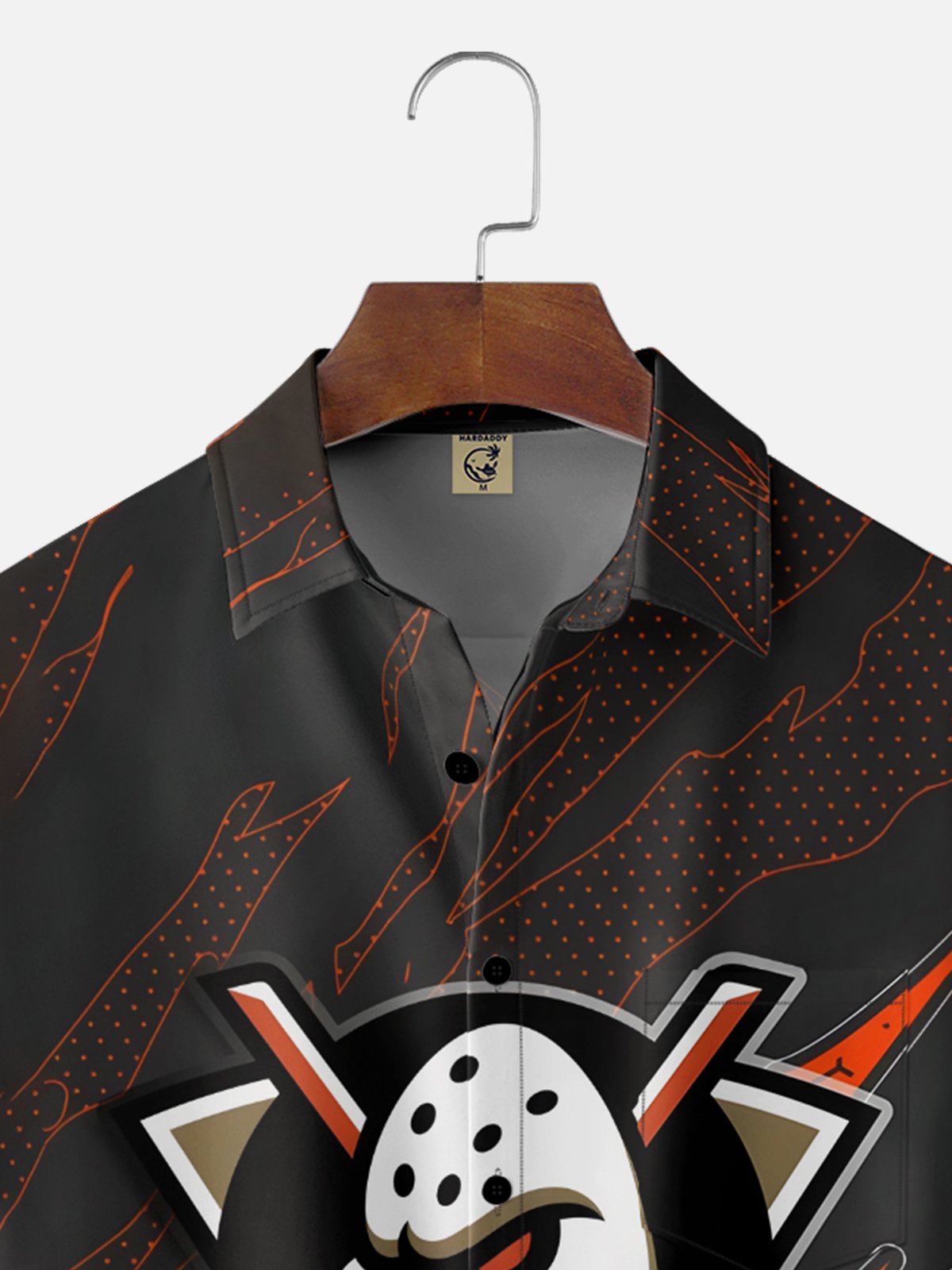 Moisture-wicking Canada Ice Hockey Chest Pocket Casual Shirt