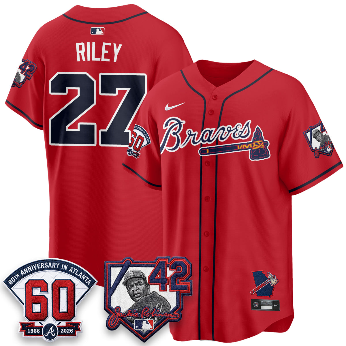 ATL 2026 Jackie Robinson Day Vapor Limited City Connect Jersey - All Stitched