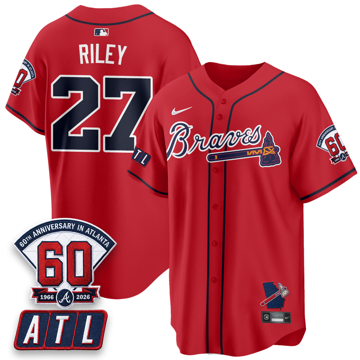 ATL 2026 60th Anniversary Vapor Limited Jersey - All Stitched