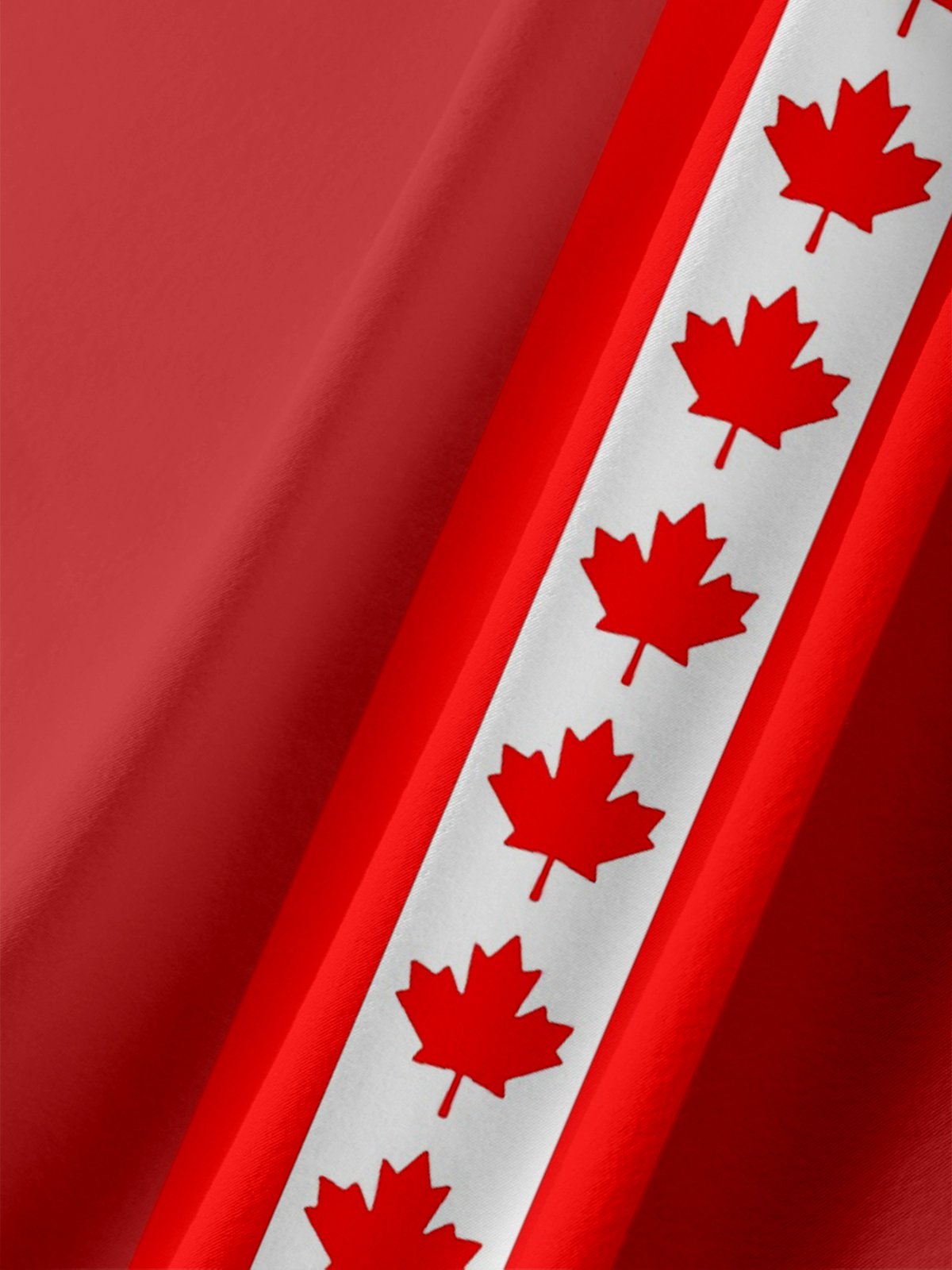 Moisture-wicking Canada Hockey Maple Leafs Chest Pocket Bowling Shirt