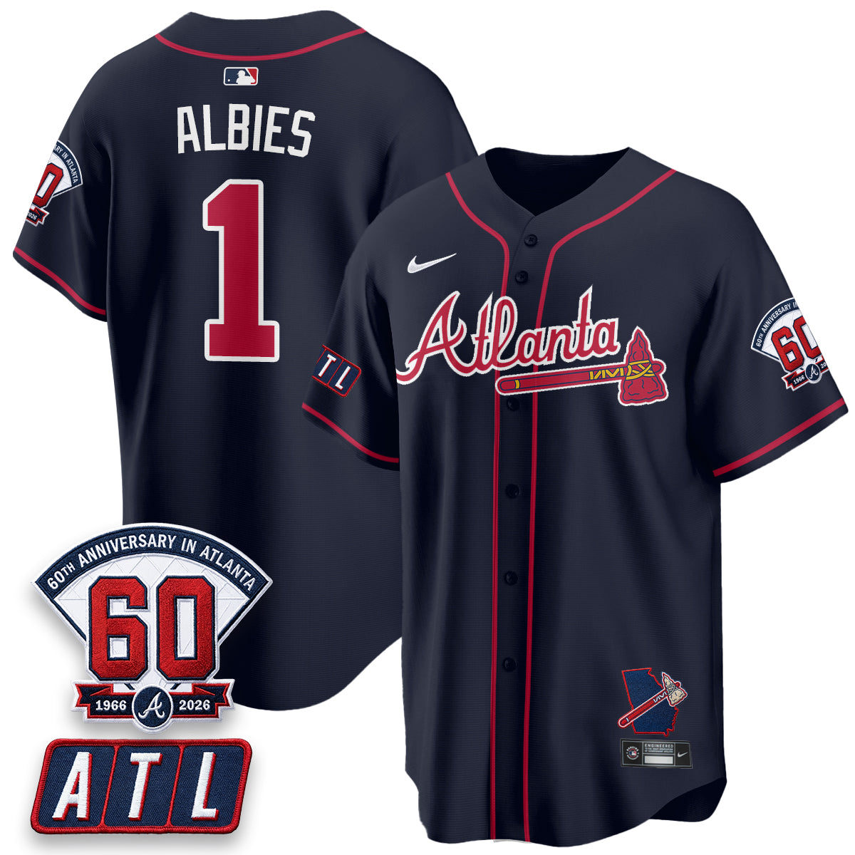ATL 2026 60th Anniversary Vapor Limited Jersey - All Stitched