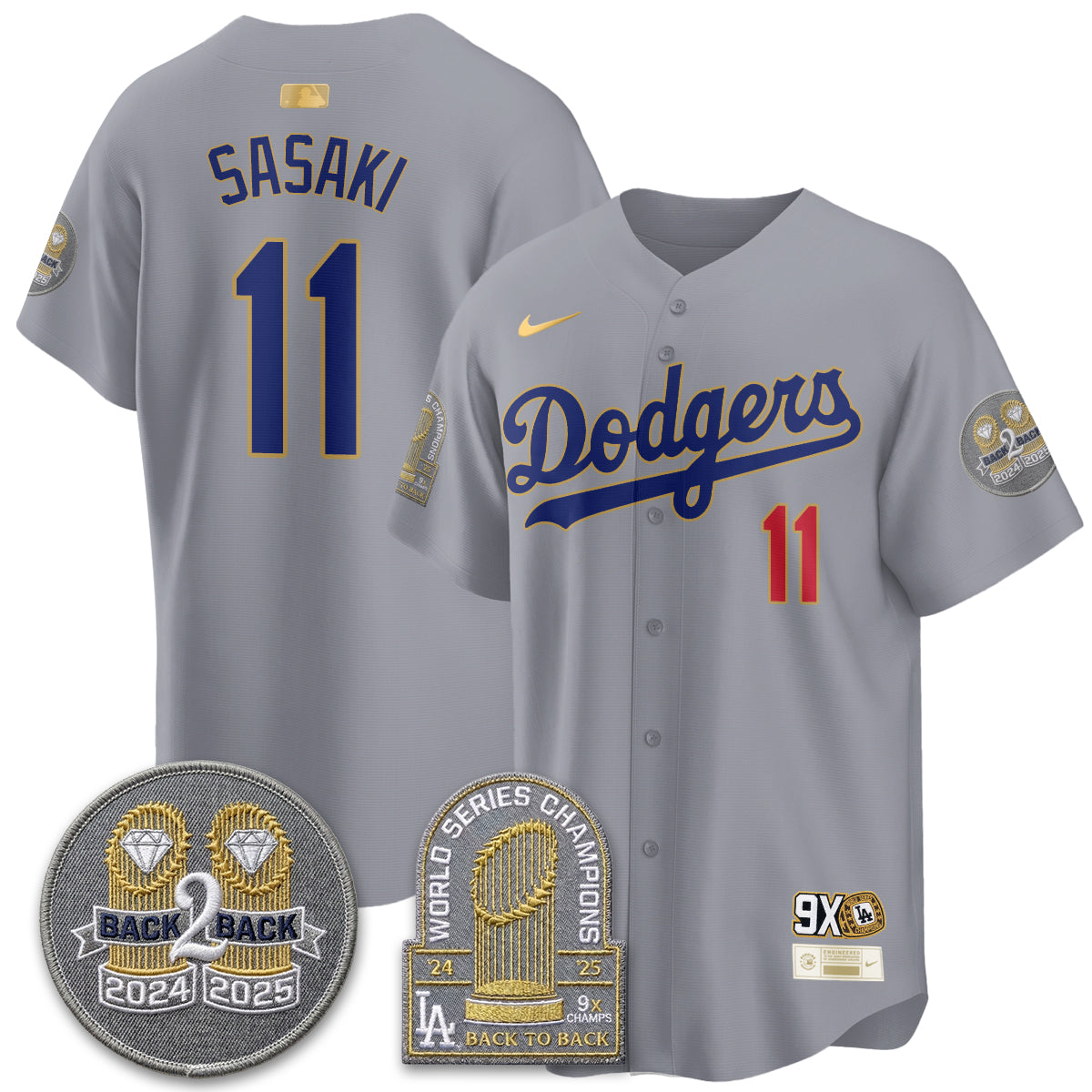 LAD Vapor Limited Jersey - Back to Back Champion - All Stitched