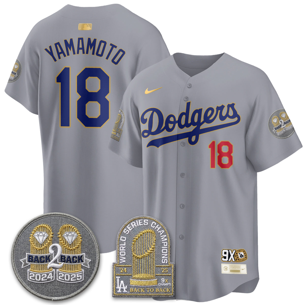 LAD Vapor Limited Jersey - Back to Back Champion - All Stitched