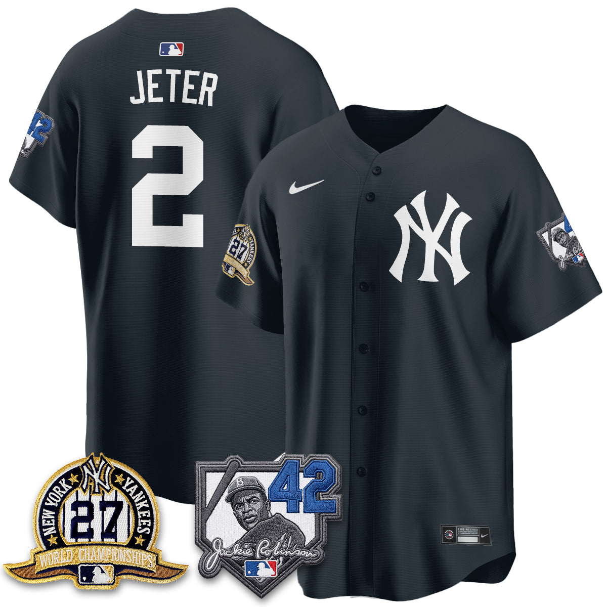 NYY 2026 Jackie Robinson Day Vapor Limited Jersey - All Stitched