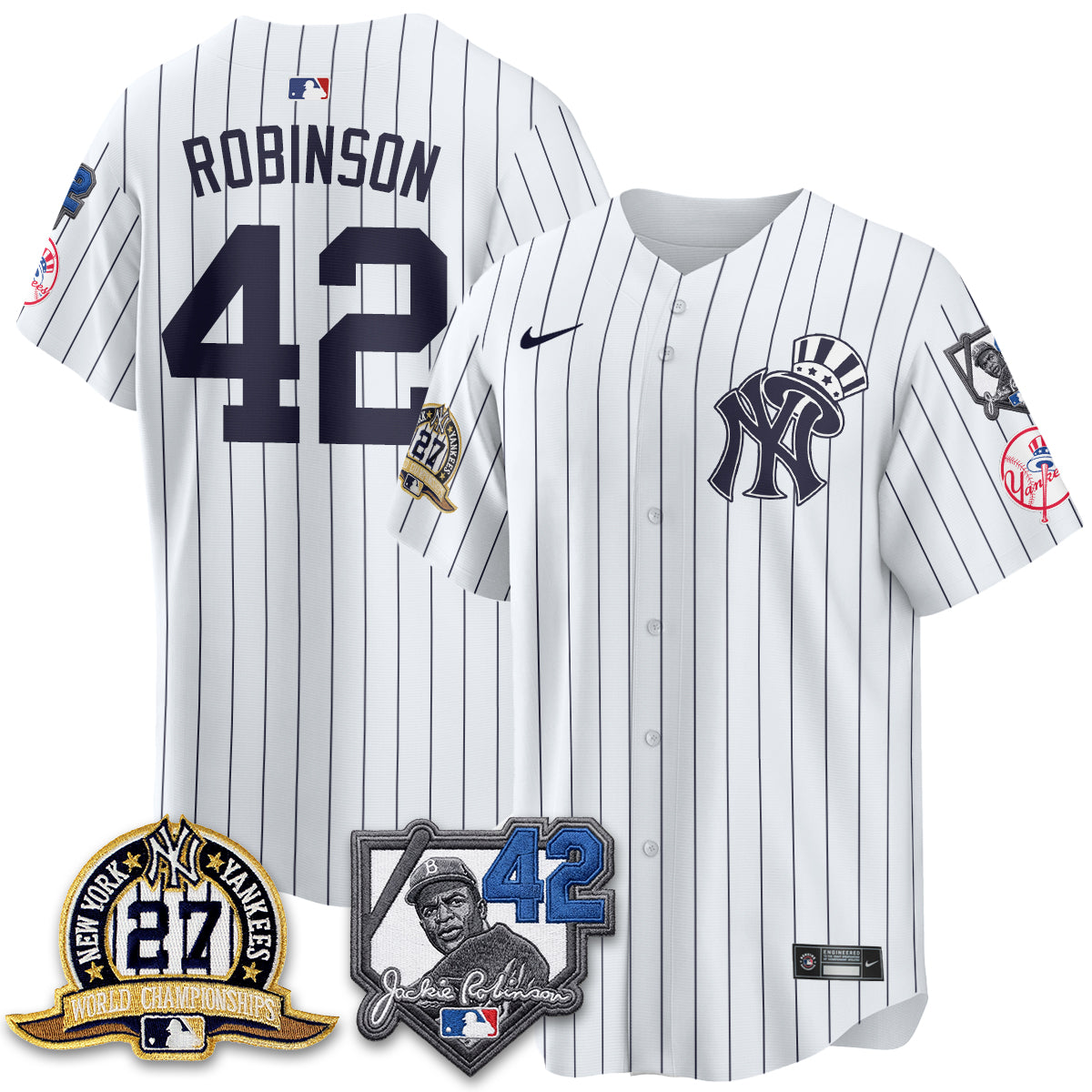 NYY 2026 Jackie Robinson Day Vapor Limited Gold Edition Jersey - All Stitched - V2