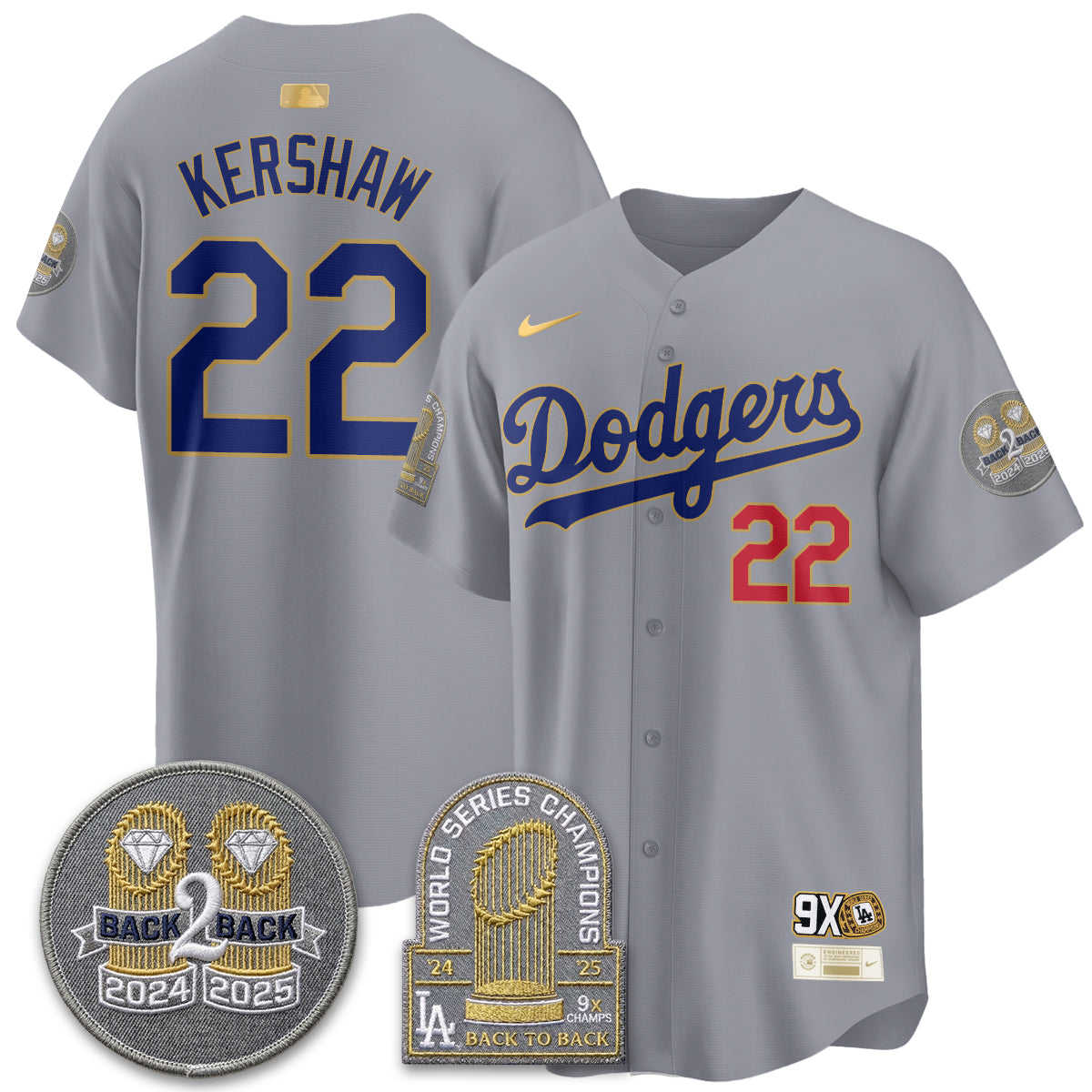 LAD Vapor Limited Jersey - Back to Back Champion - All Stitched