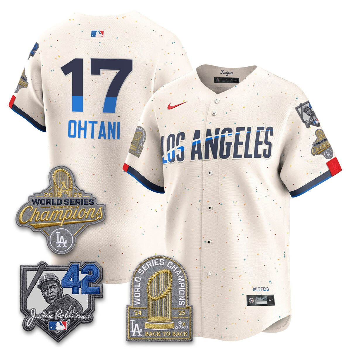 LAD 2026 Jackie Robinson New Era Vapor Limited Jersey - All Stitched