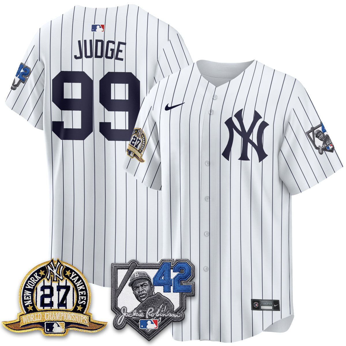 NYY 2026 Jackie Robinson Day Vapor Limited Jersey - All Stitched