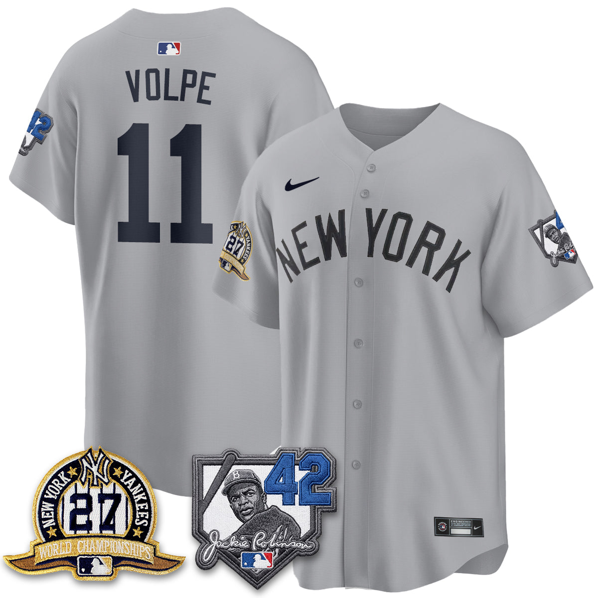 NYY 2026 Jackie Robinson Day Vapor Limited Jersey - All Stitched