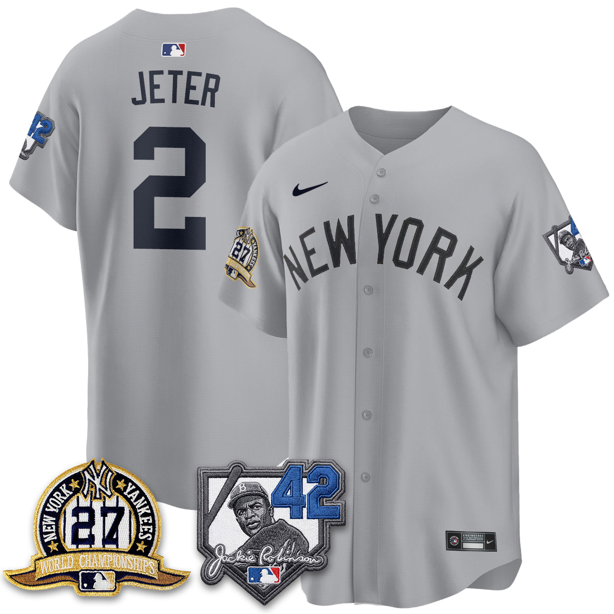 NYY 2026 Jackie Robinson Day Vapor Limited Jersey - All Stitched