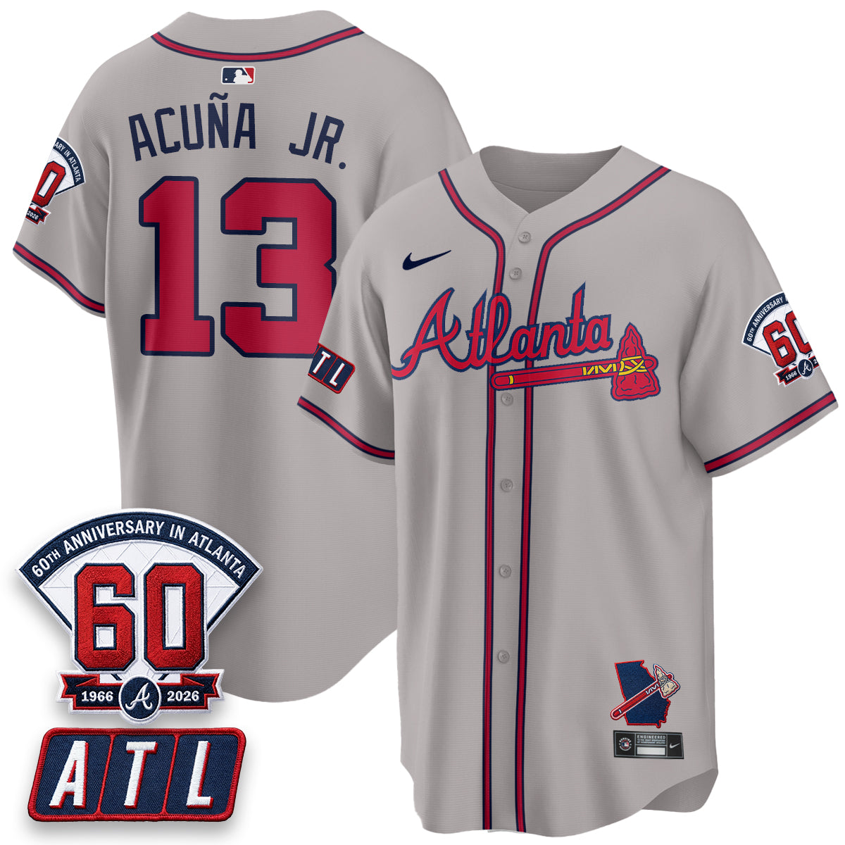 ATL 2026 60th Anniversary Vapor Limited Jersey - All Stitched
