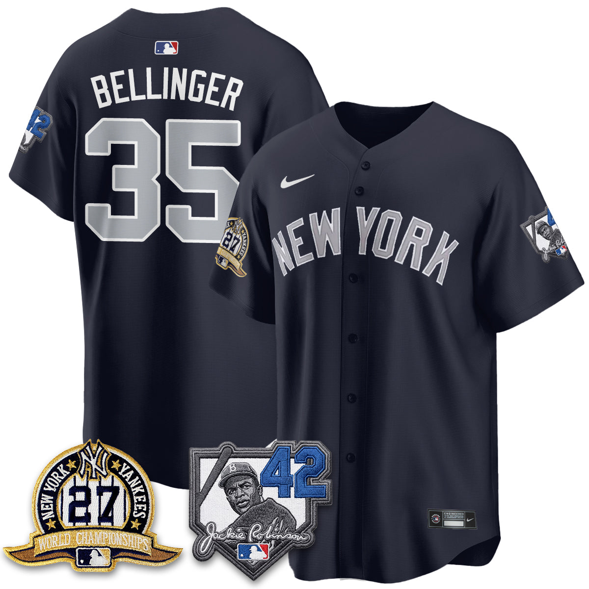 NYY 2026 Jackie Robinson Day Vapor Limited Jersey - All Stitched