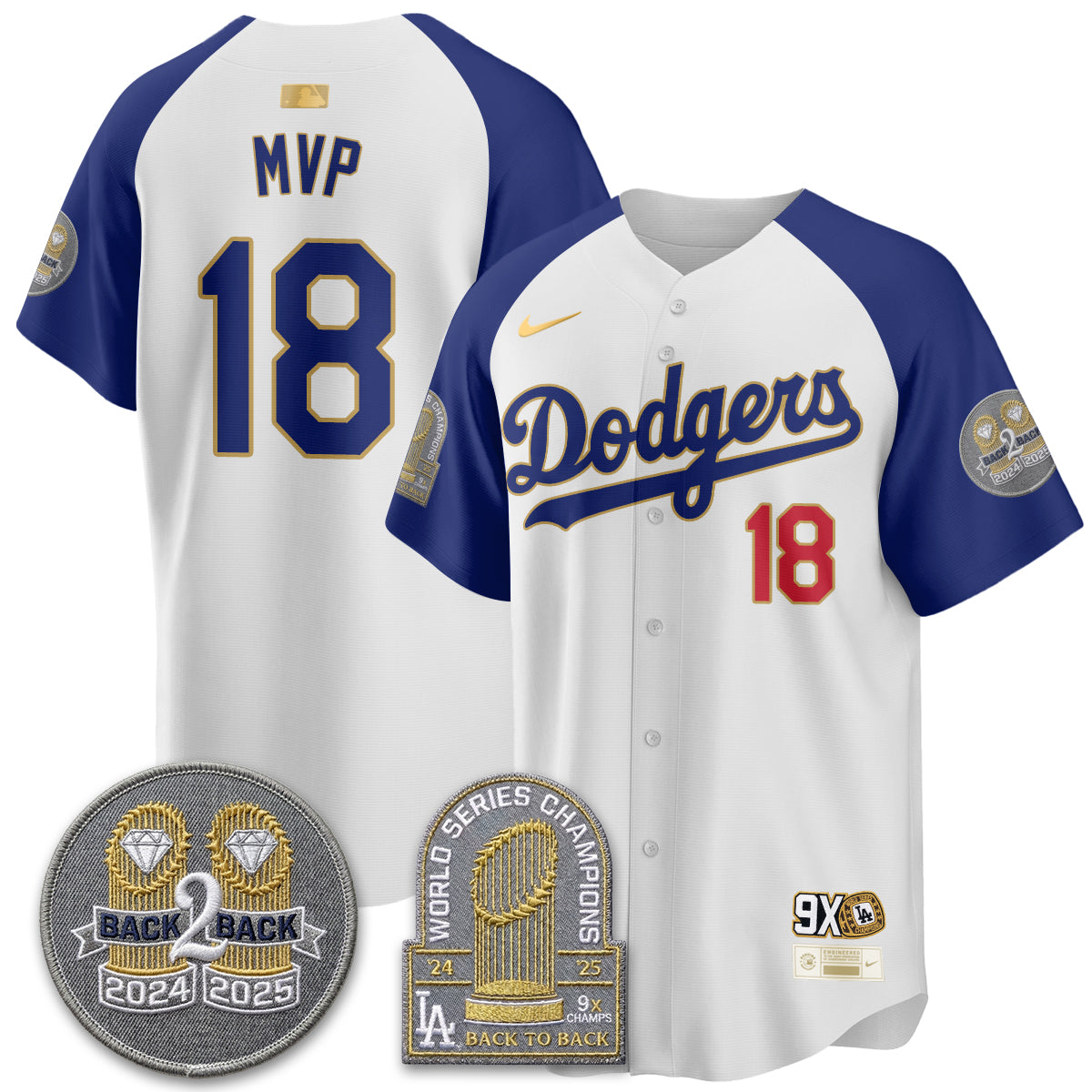 LAD Vapor Limited Jersey - Back to Back Champion - All Stitched