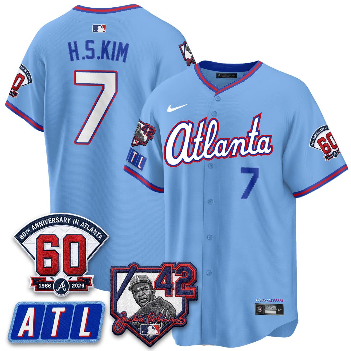 ATL 2026 Jackie Robinson Day Vapor Limited City Connect Jersey - All Stitched