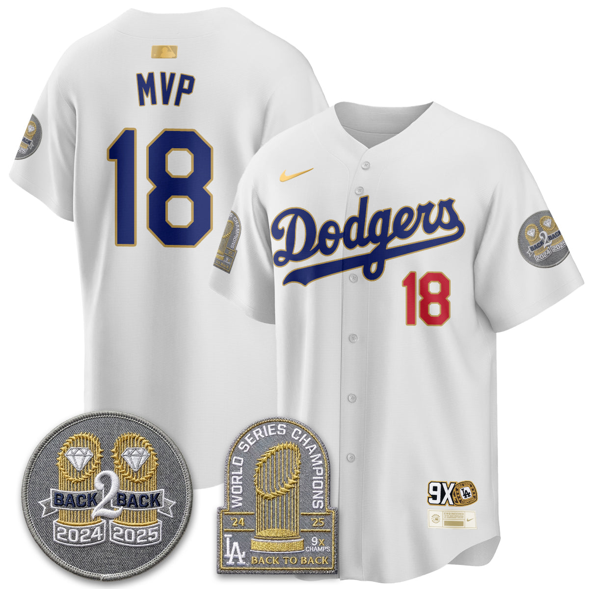 LAD Vapor Limited Jersey - Back to Back Champion - All Stitched