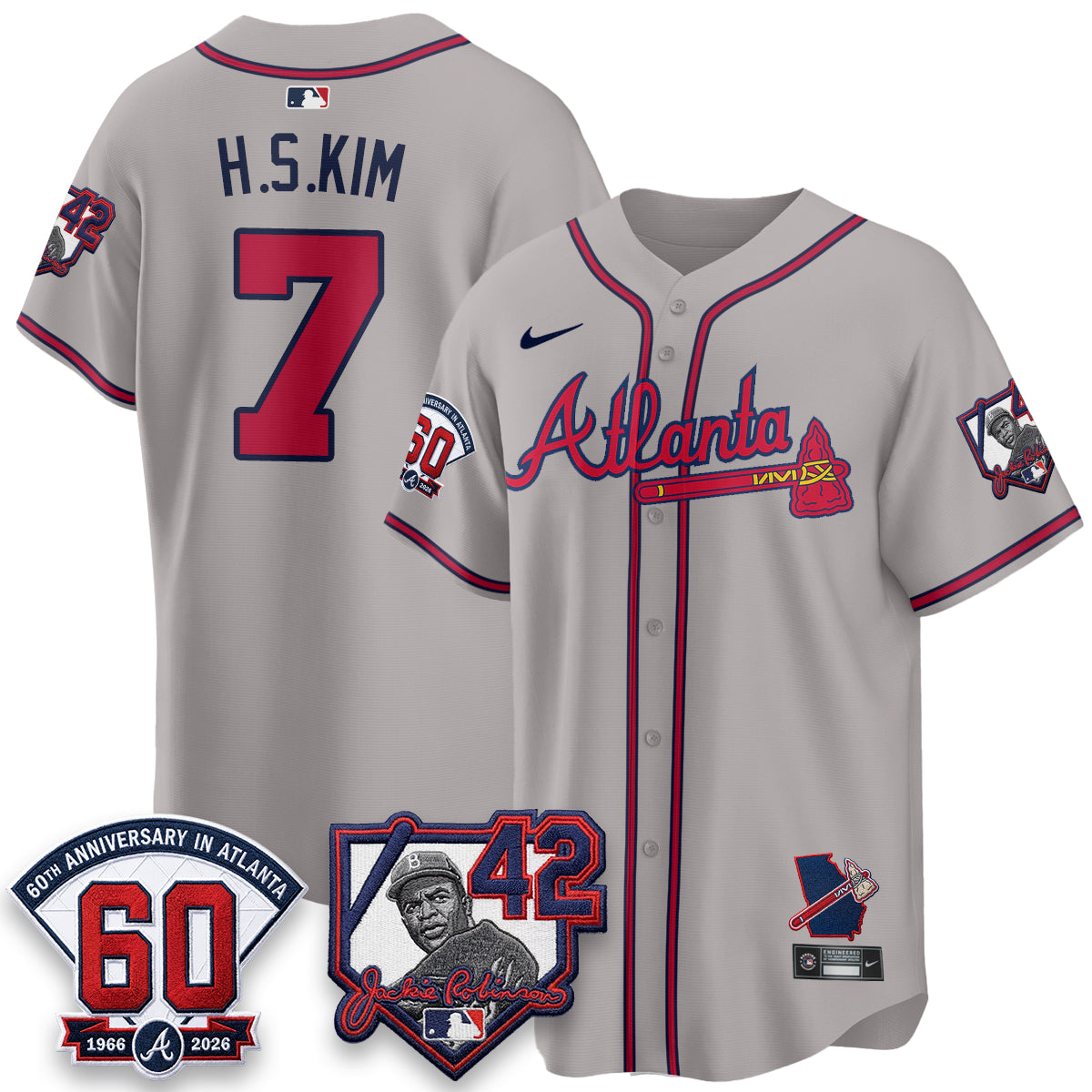 ATL 2026 Jackie Robinson Day Vapor Limited City Connect Jersey - All Stitched