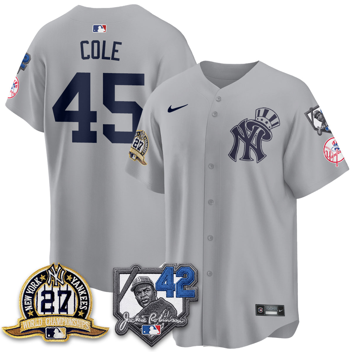 NYY 2026 Jackie Robinson Day Vapor Limited Gold Edition Jersey - All Stitched - V2