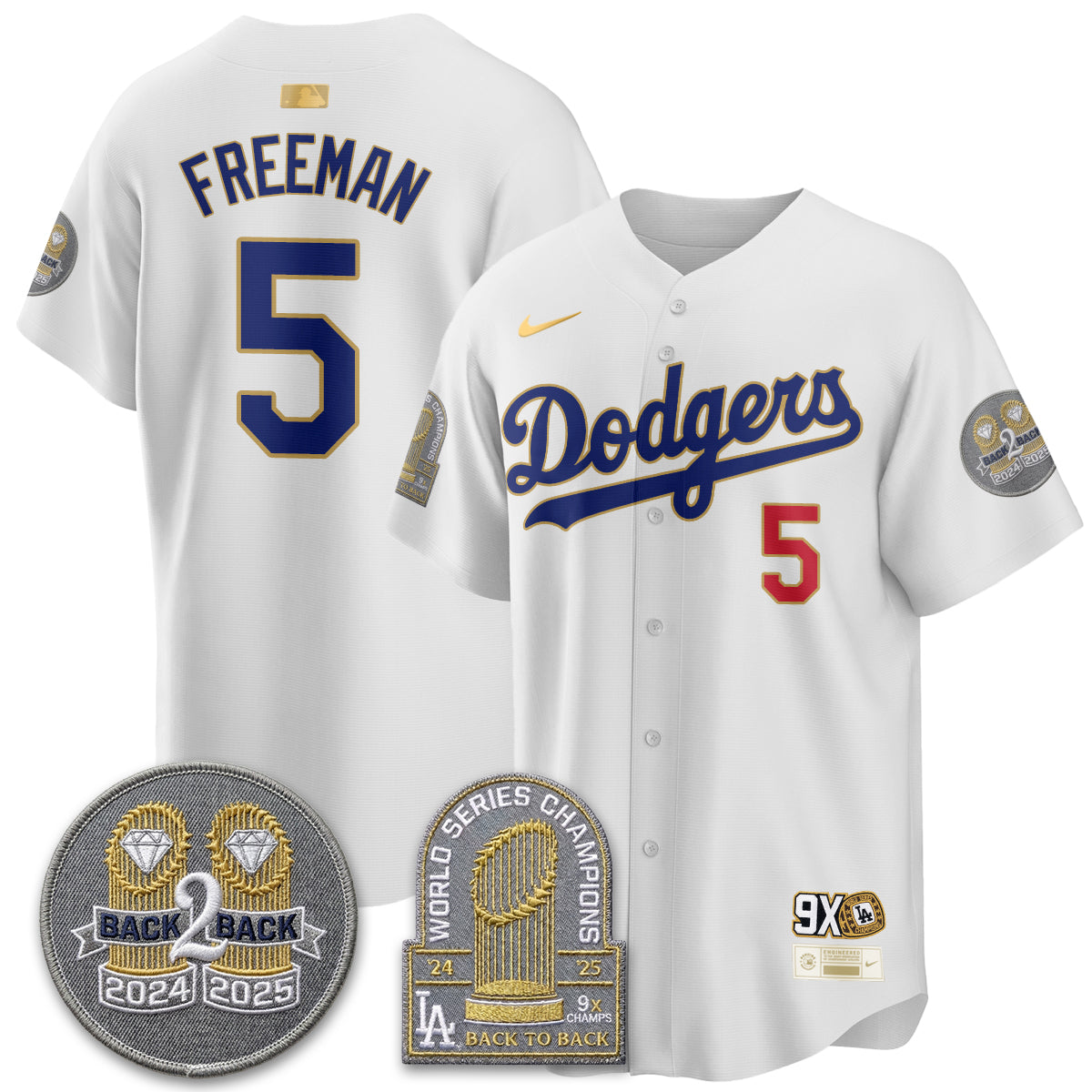 LAD Vapor Limited Jersey - Back to Back Champion - All Stitched