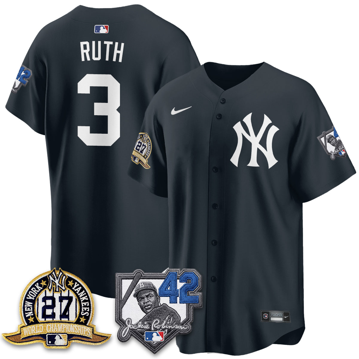 NYY 2026 Jackie Robinson Day Vapor Limited Jersey - All Stitched