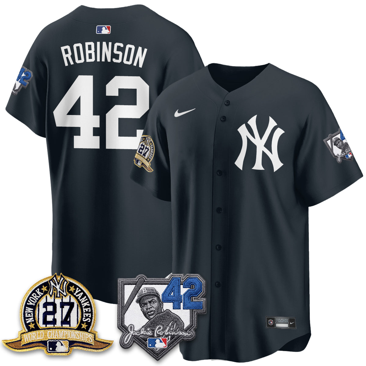NYY 2026 Jackie Robinson Day Vapor Limited Jersey - All Stitched