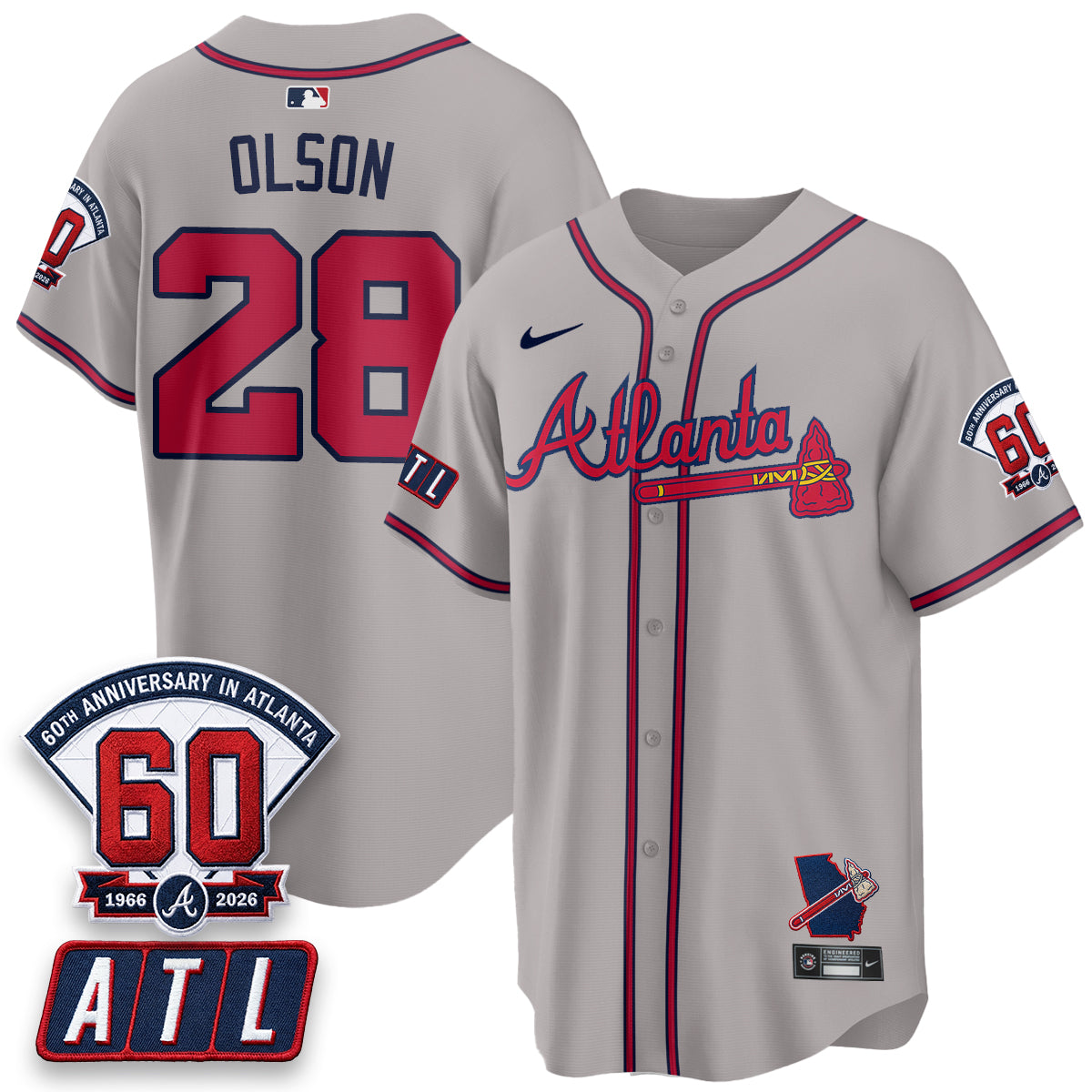 ATL 2026 60th Anniversary Vapor Limited Jersey - All Stitched