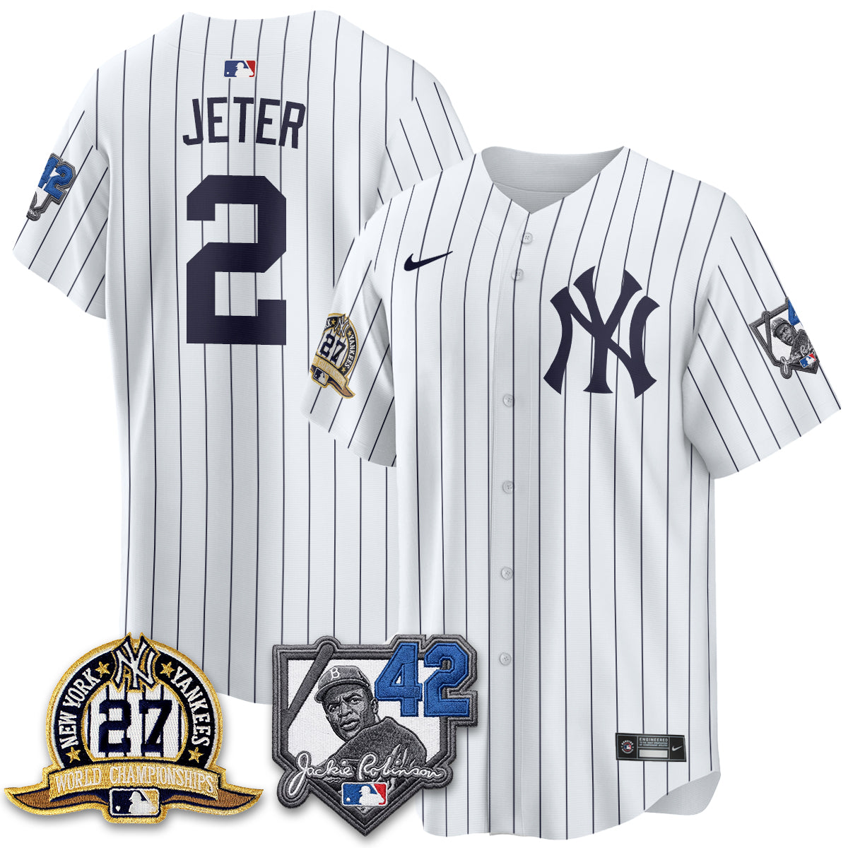 NYY 2026 Jackie Robinson Day Vapor Limited Jersey - All Stitched