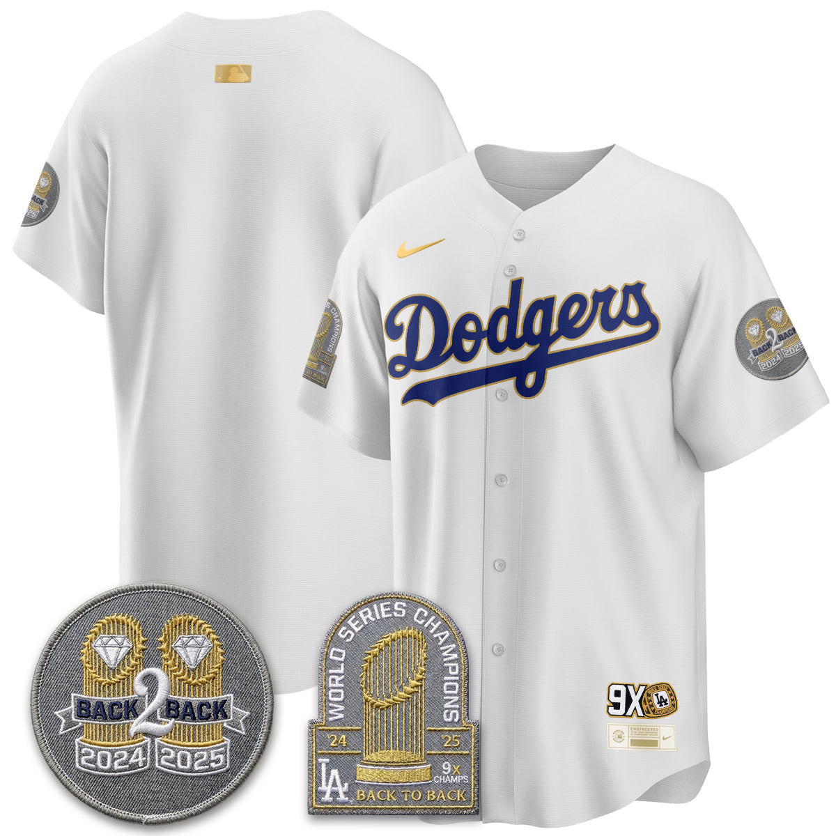 LAD Vapor Limited Jersey - Back to Back Champion - All Stitched