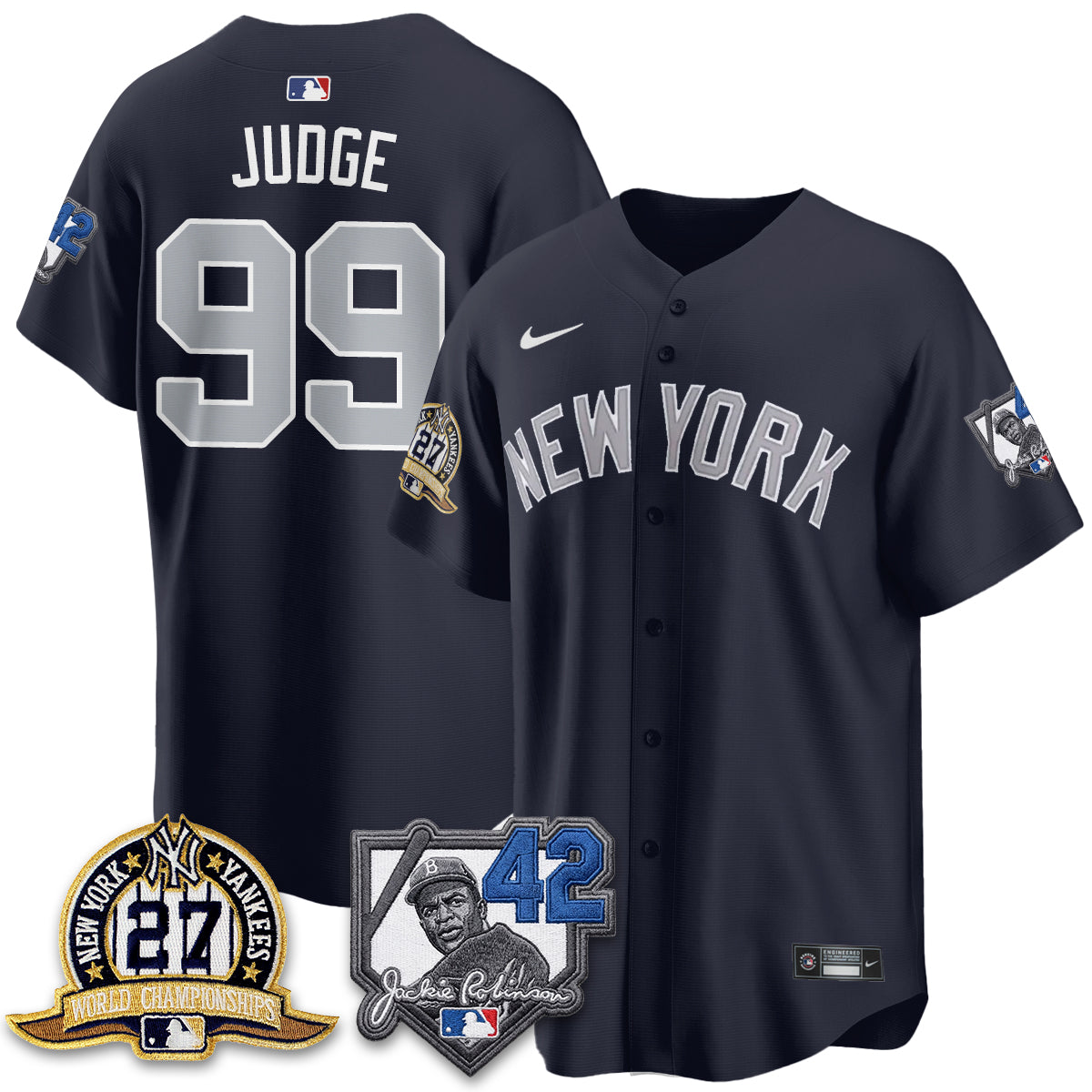 NYY 2026 Jackie Robinson Day Vapor Limited Jersey - All Stitched