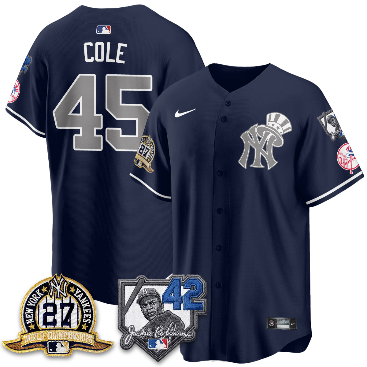 NYY 2026 Jackie Robinson Day Vapor Limited Gold Edition Jersey - All Stitched - V2