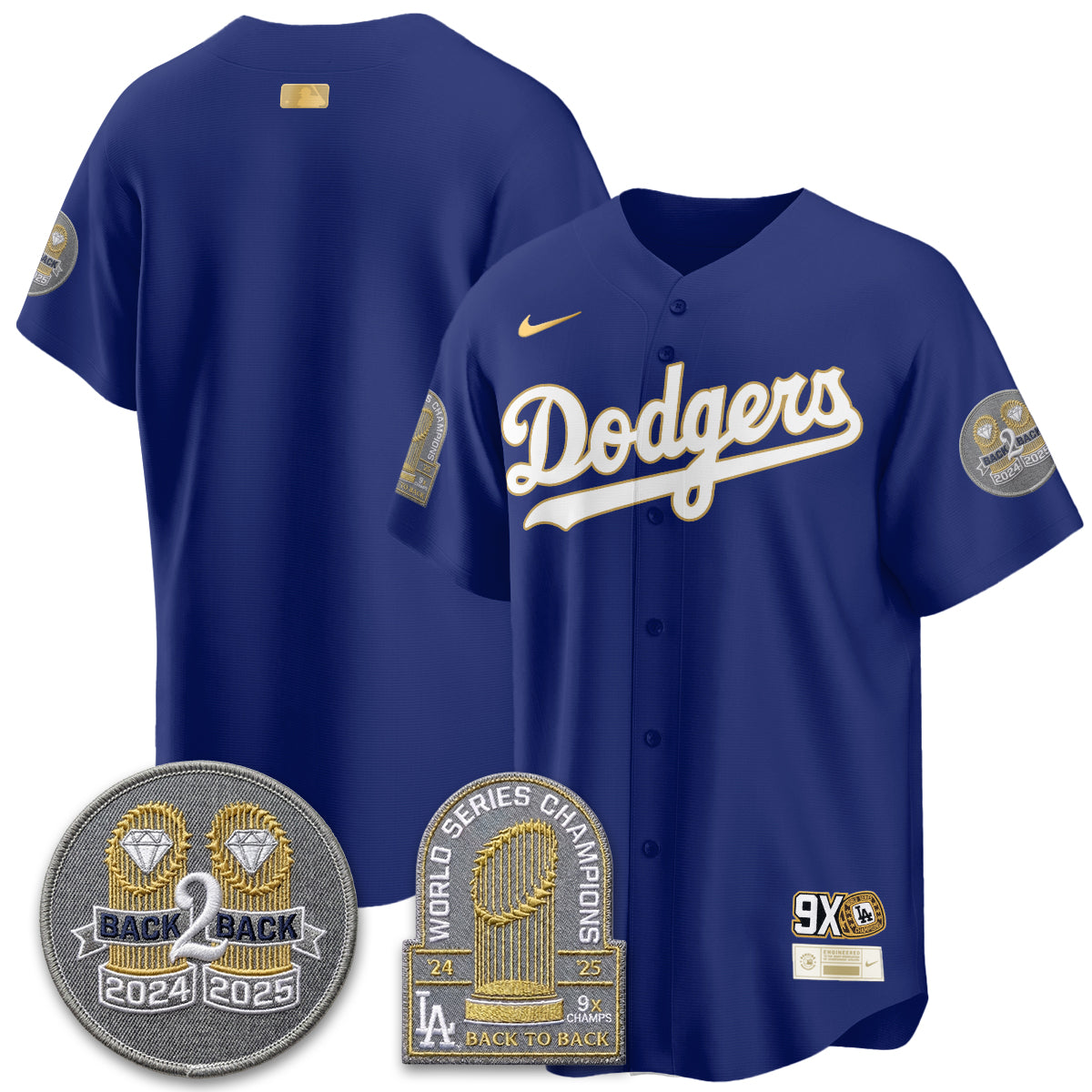 LAD Vapor Limited Jersey - Back to Back Champion - All Stitched