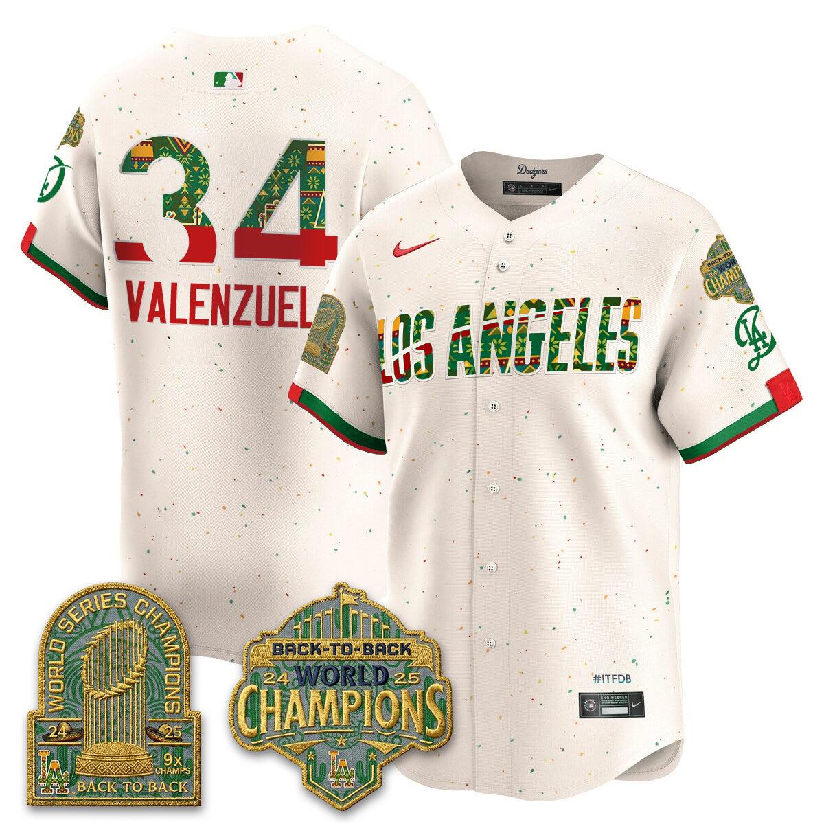 LAD x Mexican Heritage “Let’s Fiesta!” 2026 Limited Vapor Jersey - All Stitched