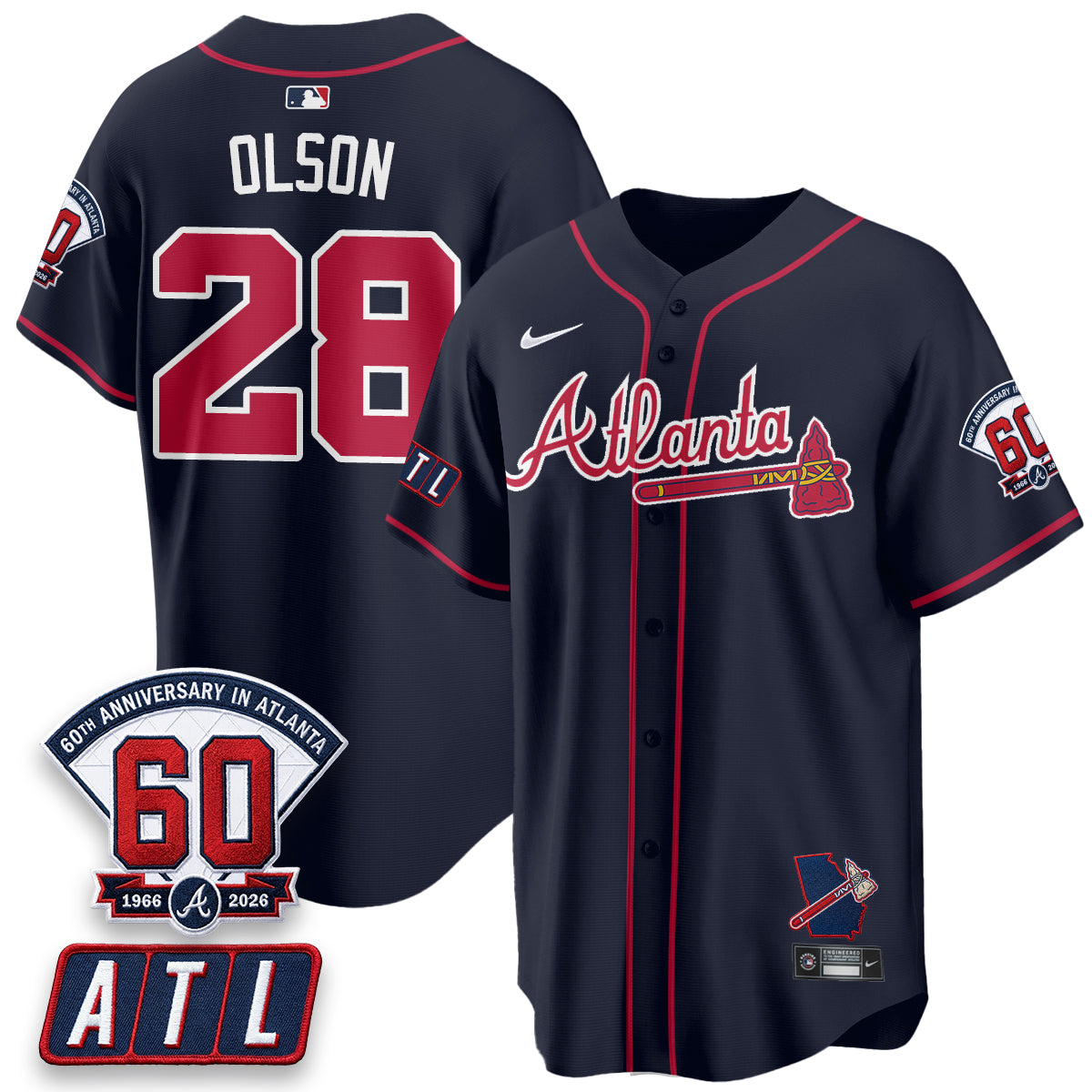 ATL 2026 60th Anniversary Vapor Limited Jersey - All Stitched