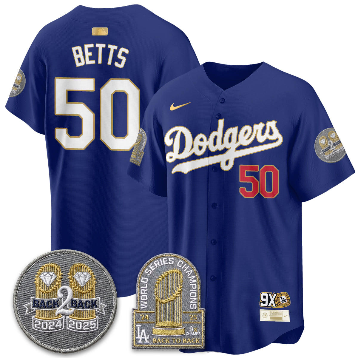 LAD Vapor Limited Jersey - Back to Back Champion - All Stitched