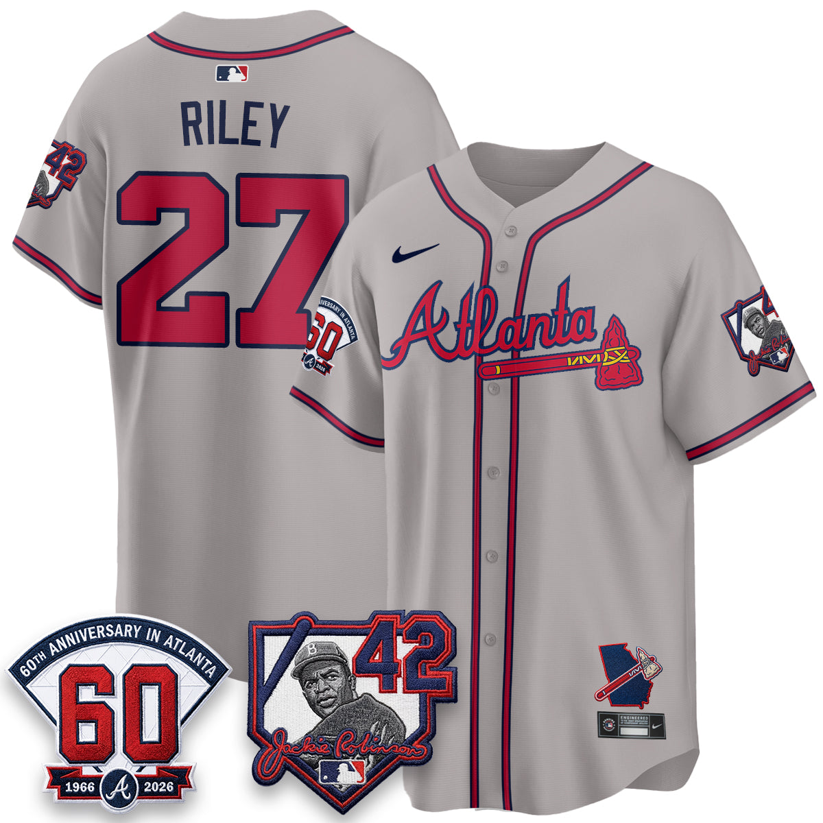 ATL 2026 Jackie Robinson Day Vapor Limited City Connect Jersey - All Stitched