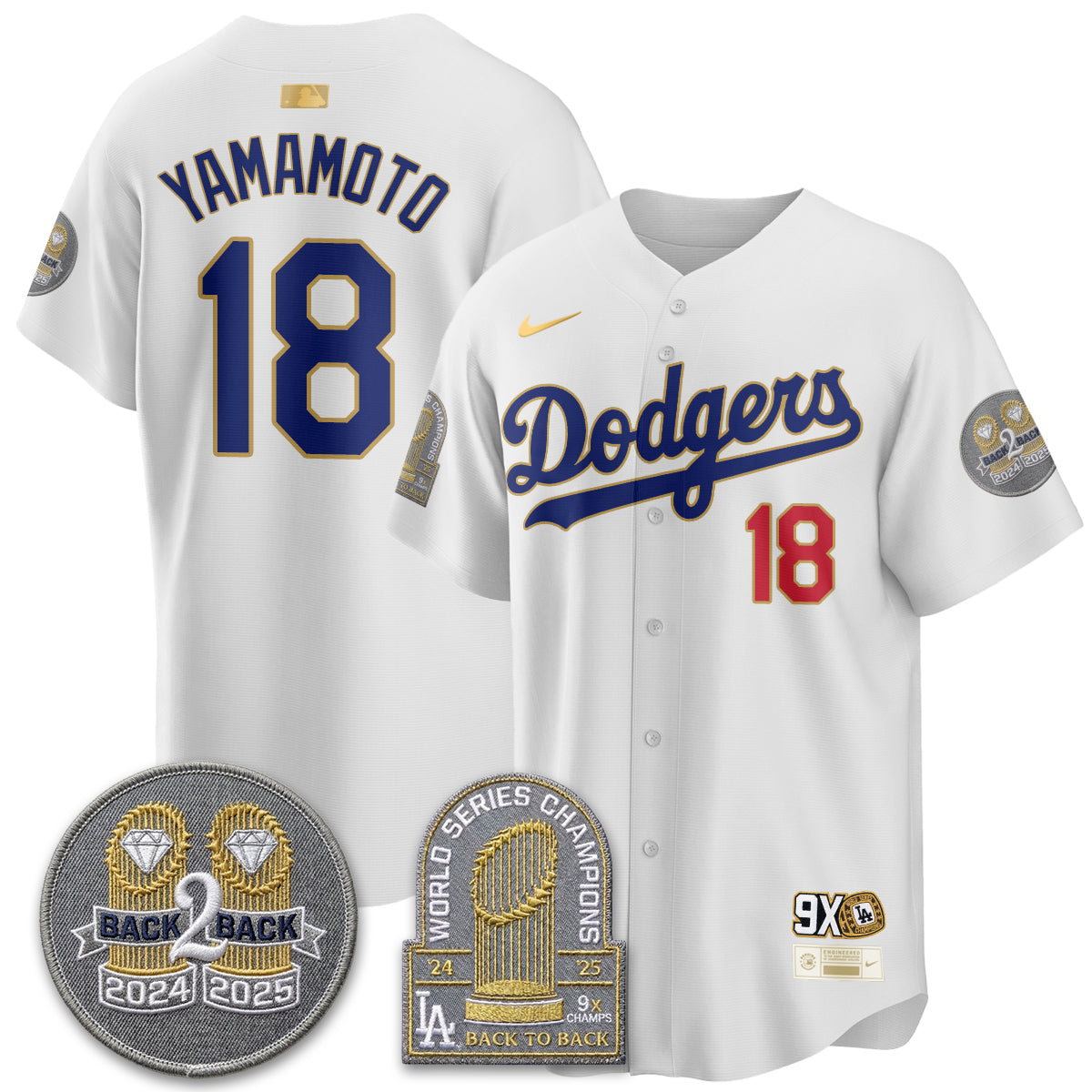 LAD Vapor Limited Jersey - Back to Back Champion - All Stitched