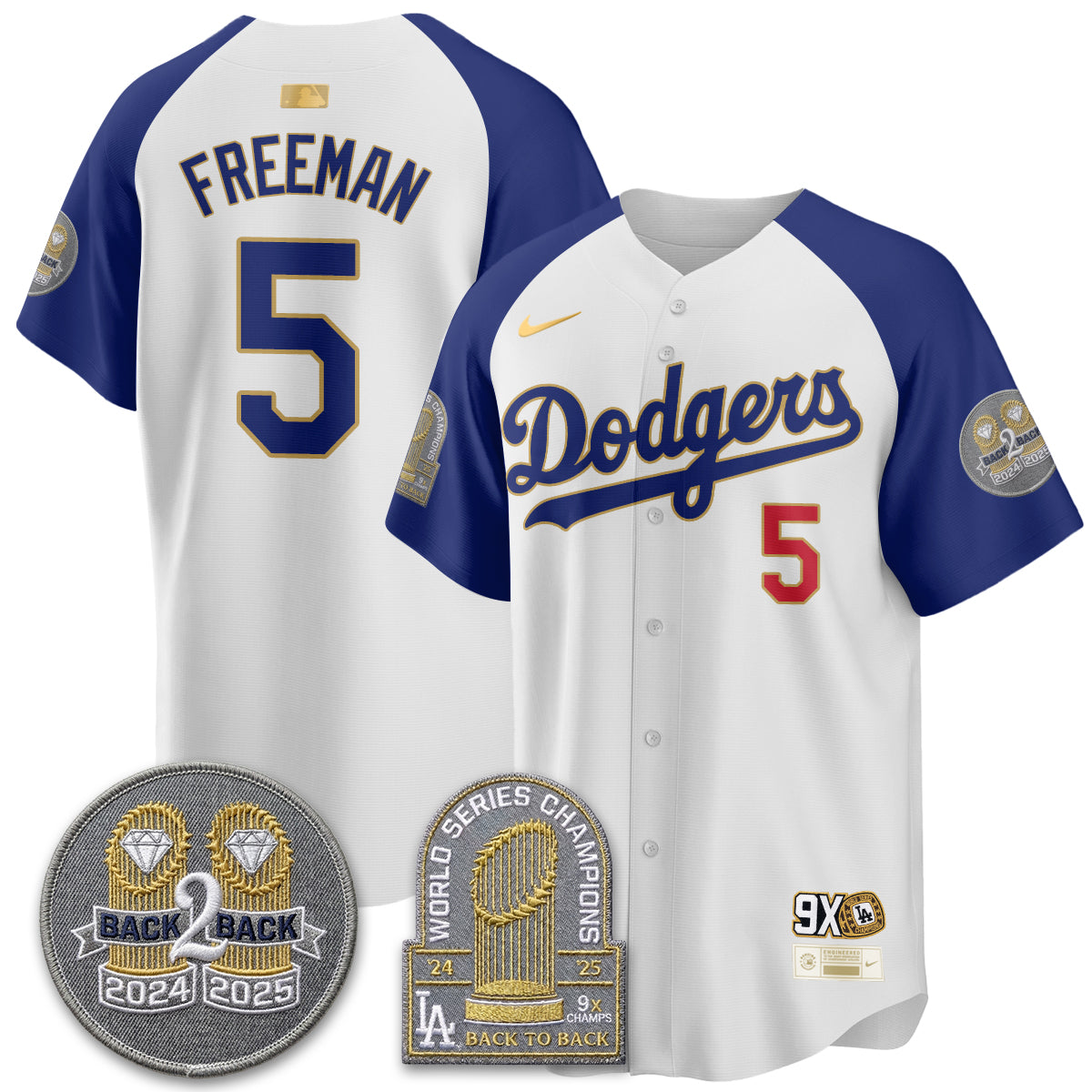 LAD Vapor Limited Jersey - Back to Back Champion - All Stitched