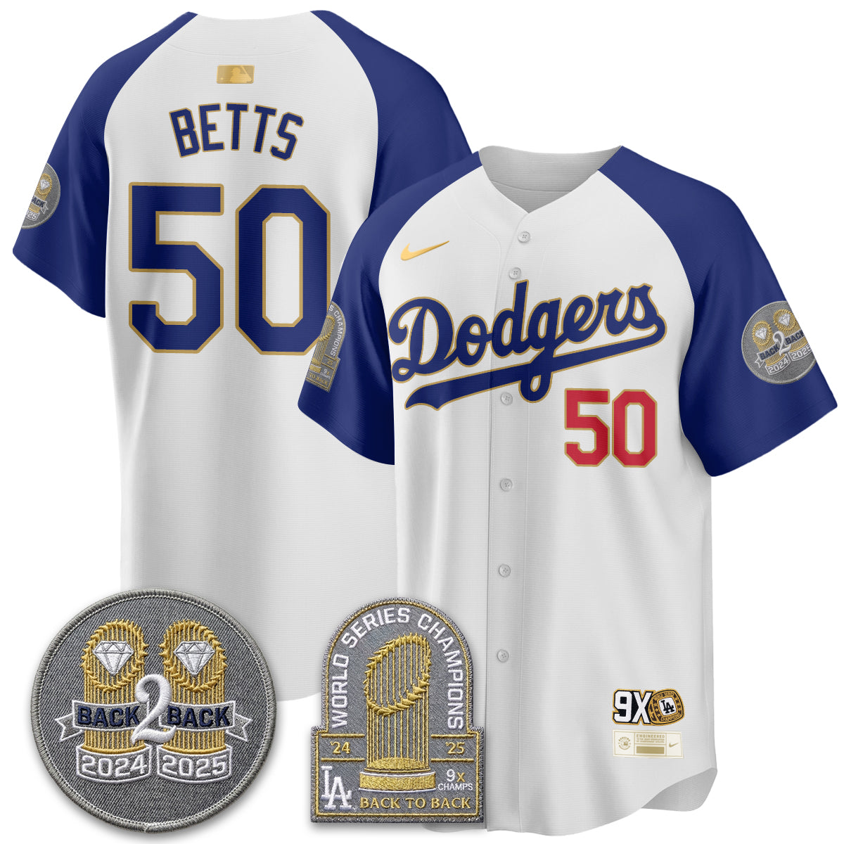 LAD Vapor Limited Jersey - Back to Back Champion - All Stitched