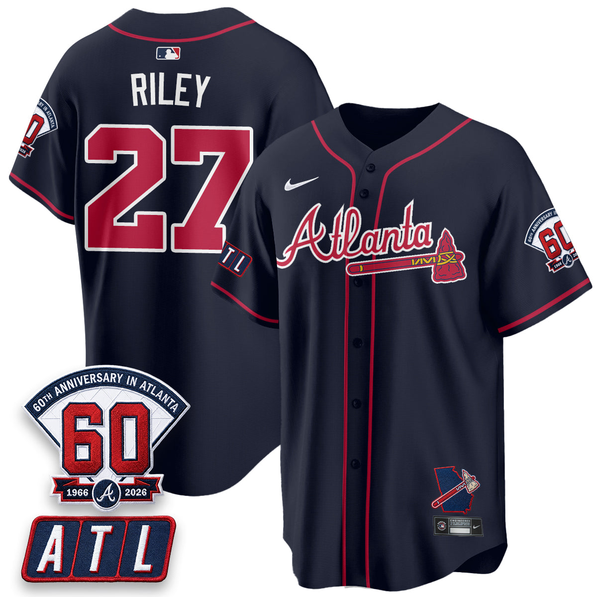 ATL 2026 60th Anniversary Vapor Limited Jersey - All Stitched