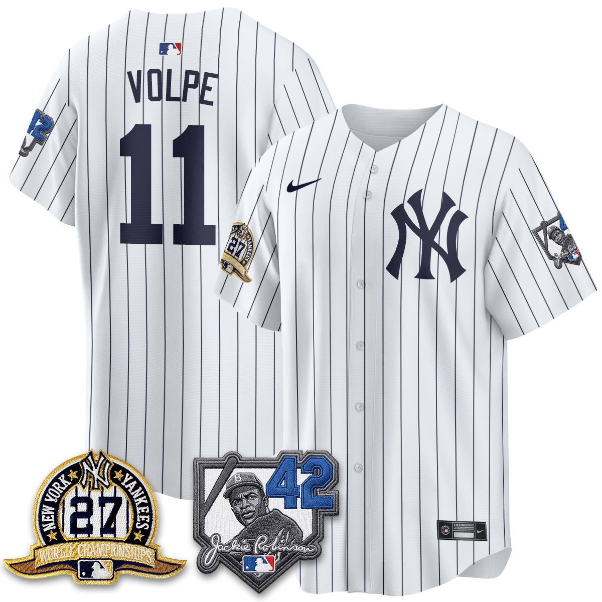 NYY 2026 Jackie Robinson Day Vapor Limited Jersey - All Stitched