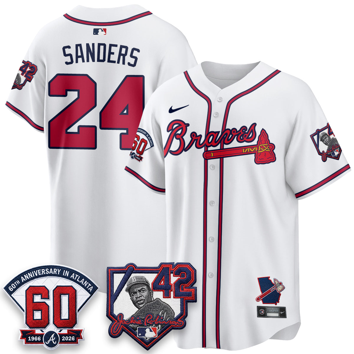 ATL 2026 Jackie Robinson Day Vapor Limited City Connect Jersey - All Stitched